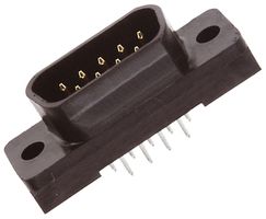 TE CONNECTIVITY - AMP 5208006-1 Conector D Sub, DB9, Estándar, Macho, Serie Amplimite HD-20, 9 Contactos, DE, Soldable