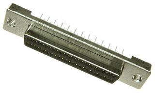 TE CONNECTIVITY - AMP 5749070-5 D Sub Connector, DB50, Receptacle, AMPLIMITE 0.050 Series, 50 Contacts, Solder