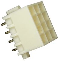 AMP - TE CONNECTIVITY 1-770186-1 Cabezal de Pin, Cable-a-Tarjeta, 4.14 mm, 3 Líneas, 12 Contactos, Recto Agujero Pasante