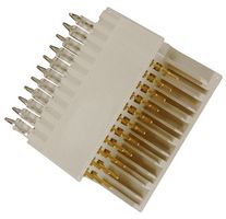 TE CONNECTIVITY - AMP 106012-1. Connector, Right Angle, Z-PACK HM Series, 55 Contacts, 2 mm, Plug, Solder, 5 Rows