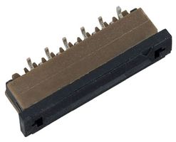 AMPHENOL COMMUNICATIONS SOLUTIONS SFW10S-2STME1LF Conector FFC / FPC para tarjeta, 1 mm, 10 Contactos, Receptáculo eléctrico, Serie SFW-S