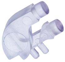 LUMEX LPF-C012301S Light Pipe, Right Angle, 13.97 mm, 2 Pipes, Circular with Flat Top, Surface, Transparent