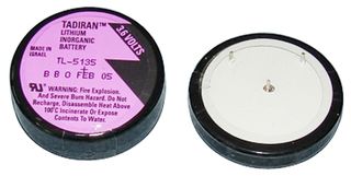TADIRAN BATTERIES TL-5135/SP Batería, 3.6 V, 1/6D, Litio, 1.7 Ah, Pins para PCB, 1