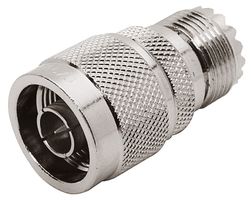AMPHENOL RF 000-4400 RF / Coaxial Adapter, UHF, Jack, N, Plug, Straight Adapter, 50 ohm