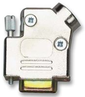 MH CONNECTORS MHD45ZK-9-K Carcasa Trasera D Sub, Serie MHD45ZK, DE, 45°, Zinc