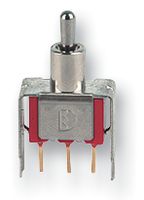 MULTICOMP PRO 1MD1T2B4V3RE Interruptor (Switch) de Palanca, Encendido-Encendido, DPDT, No Iluminado, Serie 1MD, 100 mA