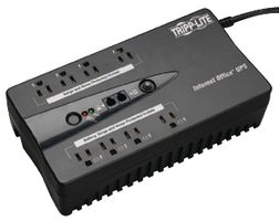 EATON TRIPP LITE INTERNET550SER Uninterruptible Power Supply (UPS), 8 Outlets, 550VA / 300W, 120 V, 120 VAC, 3 min