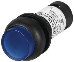 EATON C22S-DRLH-B-K10-120 Botón Pulsador Industrial, RMQ Compact C22 Series, 22.5 mm, SPST-NO, Sostenido, Redondo Levantado