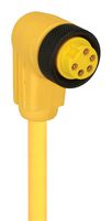 LUMBERG AUTOMATION RKW50-877/4M Cable de Sensor, 90° Mini 7/8" Hembra, Extremo Libre, 5 Contactos, 4 m, 13.1 ft, RKW Series