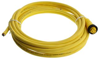 LUMBERG AUTOMATION RK40-839/6M Cable de Sensor, Mini 7/8" Macho, Extremo Libre, 4 Contactos, 6 m, 19.7 ft, RK Series
