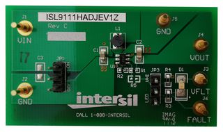 RENESAS ISL9111HADJEV1Z Tarjeta de evaluación, convertidor CD/CD ISL9111, 1A, salida de 2.5V a 5.25V
