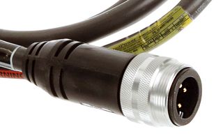 MOLEX / BRAD 1300640459 Sensor Cable, BradPower D-Size Plug, BradPower D-Size Receptacle, 4 Positions, 12 m, 39.37 ft