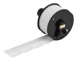BRADY A62-16-499 Etiqueta, Thermal Transfer Printable, 25.4 mm, 12.7 mm, Tela de Nylon, Blanco