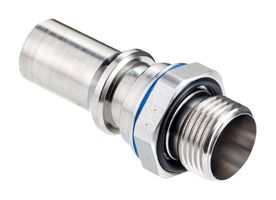 AMPHENOL LTW SQD-06PAKM-PBE001 Conector Enfriado por Líquido, Anillo Azul, Cuerpo Acero Inoxidable, Plug, G3/8" Macho, DN07