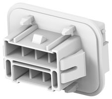 TE CONNECTIVITY 2416056-2 Base para Conector de Uso Rudo, 7Pos, Natural, Power Double Lock Series, Montaje en Panel