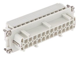 LAPP 10187202 Heavy Duty Connector, Operating Contact 25-48, EPIC H-BE Series, Insert, 24+PE Contacts, 48B