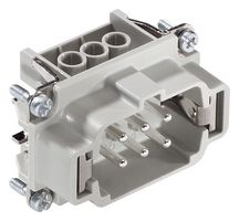LAPP 10190000 Heavy Duty Connector, Wire Protection, EPIC H-BE Series, Insert, 6+PE Contacts, 6B, Plug, Screw Pin