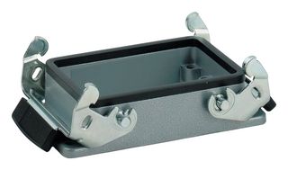 LAPP 10472000 Conector Uso Rudo, Base, Montaje en Panel, Cuerpo de Aleación de Aluminio, 2 levas, 32A