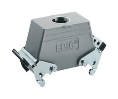 LAPP 19041000 Heavy Duty Connector, Hood, Top Entry, Aluminum Alloy Body, 2 Lever, 10B