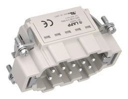 LAPP 381166837 Conector Uso Rudo, Protección Alambre, 26-14 AWG, EPIC HBE Series, Inserto, 10+PE Contactos, 10B