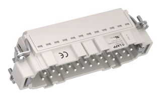 LAPP 381166841 Heavy Duty Connector, Wire Protection, 26-14 AWG, EPIC HBE Series, Insert, 24+PE Contacts, 24B
