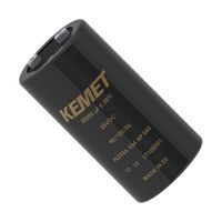 KEMET ALS70A244NS063 Capacitor Electrolítico, 0.24 F, 63 V, ± 20%, Tornillo, 20000 horas a 85°C