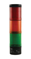 EATON CUTLER HAMMER E26XWWLG1A1R1W-V2 Torreta Apilable, Serie E26, 3 Niveles, Ámbar, Verde, Rojo, Continua, 65mm de Diámetro, 24VCD, 24VCA