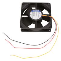 EBM-PAPST 4314S DC Axial Fan, 24 V, Square, 119 mm, 32 mm, Ball Bearing, 100 CFM