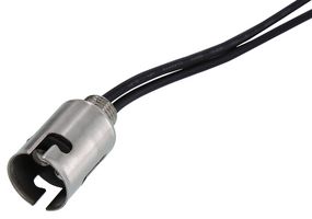 MULTICOMP PRO CB-30 Portalámpara, BA15d, 75 W, Acero, 125 V, Focos Base Bayoneta Candelabro Doble Contacto