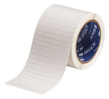 BRADY THT-1-717-10 Marcador de Cable, Thermal Transfer, Blank (No Legend), 6.35mm x 19.05mm, PI (Polyimide), White