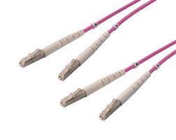 L-COM FODZLC-OM4-MAG-10 FO CABLE, LC-LC DUPLEX, OM4, 32.8