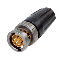 NEUTRIK NBNC75BDD6X Conector Coaxial / RF, UHD BNC Coaxial, Macho Recto, Crimpado, 75 ohm