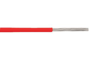 ALPHA WIRE 6715 RD005 Wire, Hook Up, EcoGen™ EcoWire®, 600V, MPPE, Red, 18 AWG, 16 x 30AWG, 100 ft