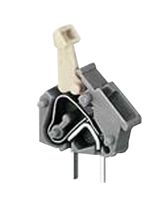 WAGO 256-743 Bloque de Terminal de Cable-A-Tarjeta, 1 Posiciones, 28 AWG, 12 AWG, 2.5 mm², Push-In