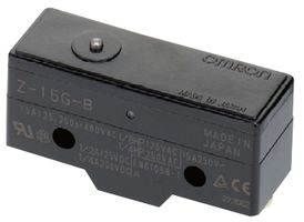 OMRON INDUSTRIAL AUTOMATION Z-15H-B Microswitch, Standard, Pin Plunger, SPDT, Screw, 15 A, 250 V