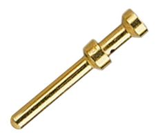 HARTING 09332006119 Heavy Duty Connector Contact, Han E HMC Series, Pin, 12 AWG, Crimp, Copper Alloy