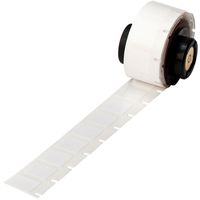 BRADY PTL-7-423 Marcador de Cable, Imprimible, Thermal Transfer, 12.7mm x 12.7mm, PET (Polyester), White