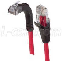 L-COM TRD815RA2RD-3 Cable Ethernet, Cat5e, Cat 5e, UTP (par trenzado sin blindaje), Rojo, 900 mm, 3 ft