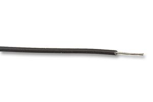 ALPHA WIRE 6712 BK005 Wire, Hook Up, EcoWire®, MPPE, Black, 24 AWG, 7 x 0.2mm, 100 ft