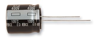 PANASONIC EEU-ED2W220S Capacitor Electrolítico, Serie ED, 22 µF, 450 V, ± 20%, Conexión Radial, 10000 horas a 105°C, Polar