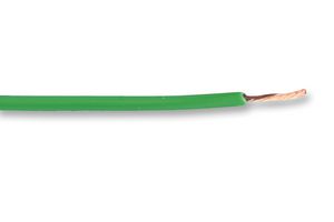 STAUBLI 60.7004-25 Cable, Flexivolt-E, PVC (Policloruro de Vinilo), Verde, 20 AWG, 129 x 0.07mm, 328 ft