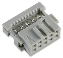 AMP - TE CONNECTIVITY 2-215911-6 IDC Connector, IDC Receptacle, Female, 2.54 mm, 2 Row, 26 Contacts, Cable Mount