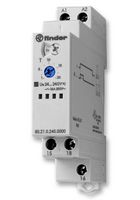 FINDER 80.21.0.240.0000 Time Delay Relay, 0.1 s, 24 h, 80 Series, SPDT, 16 A
