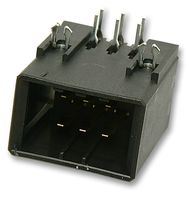 AMP - TE CONNECTIVITY 178303-2. Cabezal de Pin, Cable-a-Tarjeta, 3.81 mm, 2 Líneas, 6 Contactos, THT (Through Hole) Ángulo Recto
