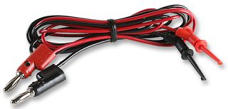 FLUKE TL960. Juego de Cables de Prueba, Clip de Gancho a Banana Macho de 4mm, 60 V, 15 A, 900 mm, 2 Cables