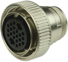 TE CONNECTIVITY - AMP 208480-1 Circular Connector, Standard Circular Connector, CPC Series 4, Cable Mount Receptacle, 22 Contacts