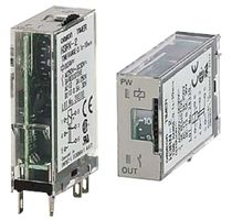OMRON INDUSTRIAL AUTOMATION H3RN-1 DC24 Temporizador Analógico, Ultra Delgado, Serie H3RN, Multifunción, 4 Rangos, 0.1 s, 10 min