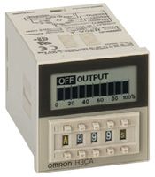 OMRON INDUSTRIAL AUTOMATION H3CA-8H DC24 Timer, H3CA Series, On-Delay, 0.1 s to 9990 h, Solid State Output, 24 Vdc