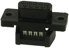 TE CONNECTIVITY - AMP 1658614-4 Conector D Sub, DB9, Estándar, Receptáculo eléctrico, Serie Amplimite HDF-20, 9 Contactos, DE