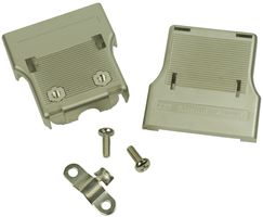 ITT CANNON DA121073-150 D Sub Backshell, DA, 180°, ABS, Nickel over Copper Plating Body